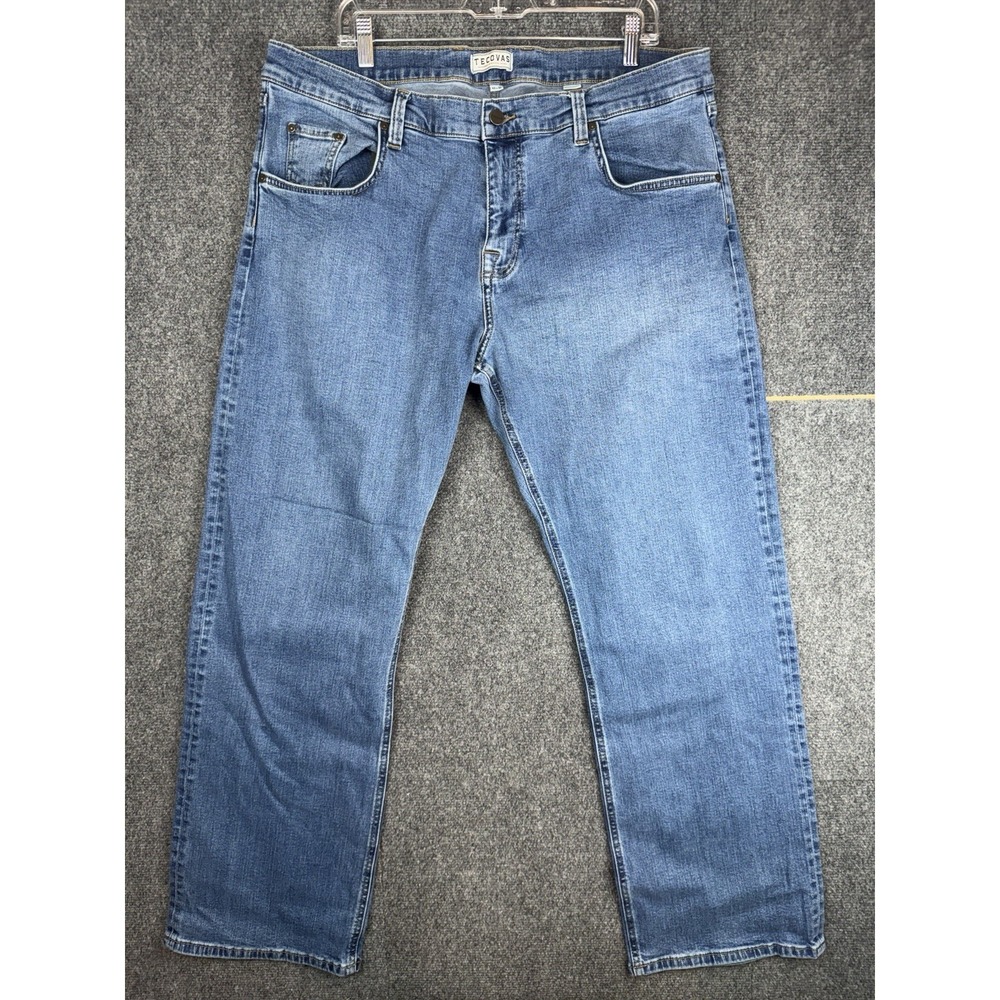 Tecovas Jeans Mens 40x32 Standard Jean Denim Straight Fit Blue Western Cowboy